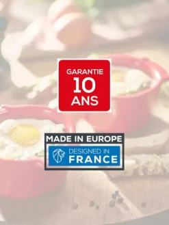 Peugeot Saveurs Appolia Duo de ramequins en céramique 20cl, noir satin -><noscript><img width=