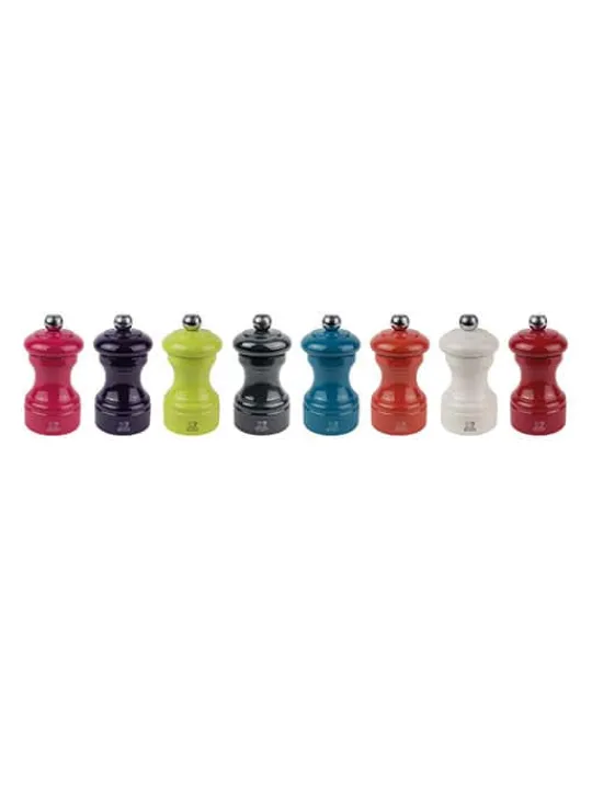Peugeot Saveurs Bistro Moulin à poivre manuel en bois laqué, , 10 cm - 4" -> Envie De Couleurs|Moulins À Poivre