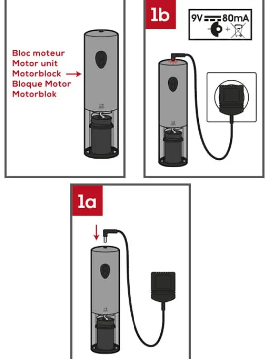 Peugeot Saveurs Elis Tire-bouchon électrique à batteries rechargeables en inox 20 cm -> Idées Cadeaux -100€|Envie De Design