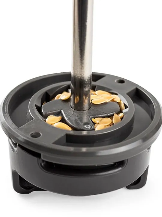 Peugeot Saveurs Isen moulin à graines de lin manuel en bois et inox couleur naturel 13 cm -> Envie De Saveurs|Moulins Expert