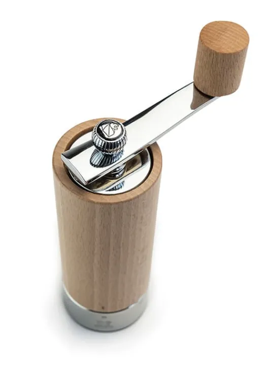 Peugeot Saveurs Isen Moulin à poivre à manivelle en bois et inox, naturel, u'select, 18 cm - 7" -> Envie De Design|Envie De Saveurs