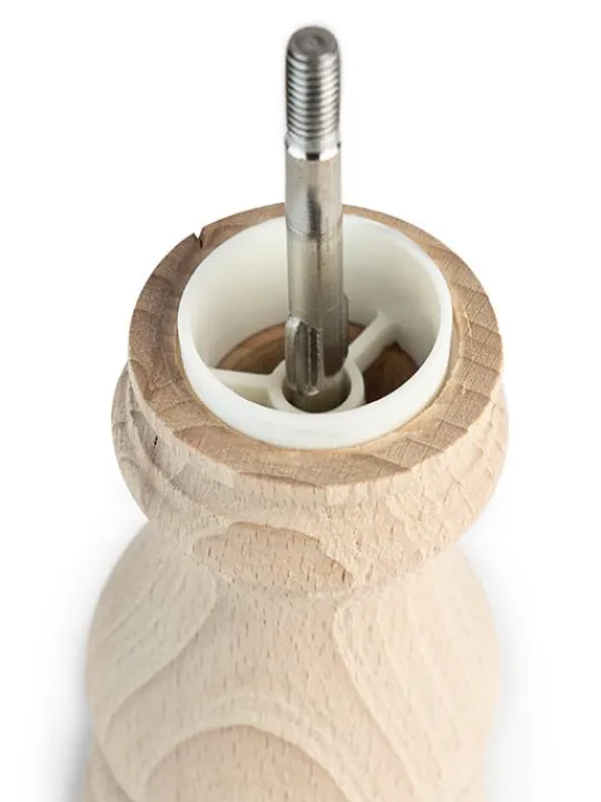 Peugeot Saveurs Paris Moulin à sel manuel en bois et son sel des alpes, 12 cm - 4,75in -> Moulins À Sel Et Salières