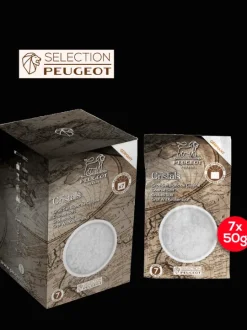 Peugeot Saveurs Sel blanc Gros sel blanc de cuisine d'allemagne, 350g - 7 sachets fraicheur de 50g -><noscript><img width=