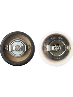 Peugeot Saveurs Tahiti Duo de moulins à poivre et à sel manuels en bois couleur noir et blanc 15 cm -> Duos Et Combi 2 En 1|Moulins À Sel Et Salières