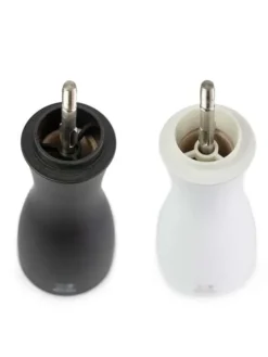 Peugeot Saveurs Tahiti Duo de moulins à poivre et à sel manuels en bois couleur noir et blanc 15 cm -><noscript><img width=