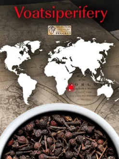 Peugeot Saveurs Voatsiperifery Poivre sauvage de madagascar, 60g - 3 sachets fraicheur de 20g -><noscript><img width=